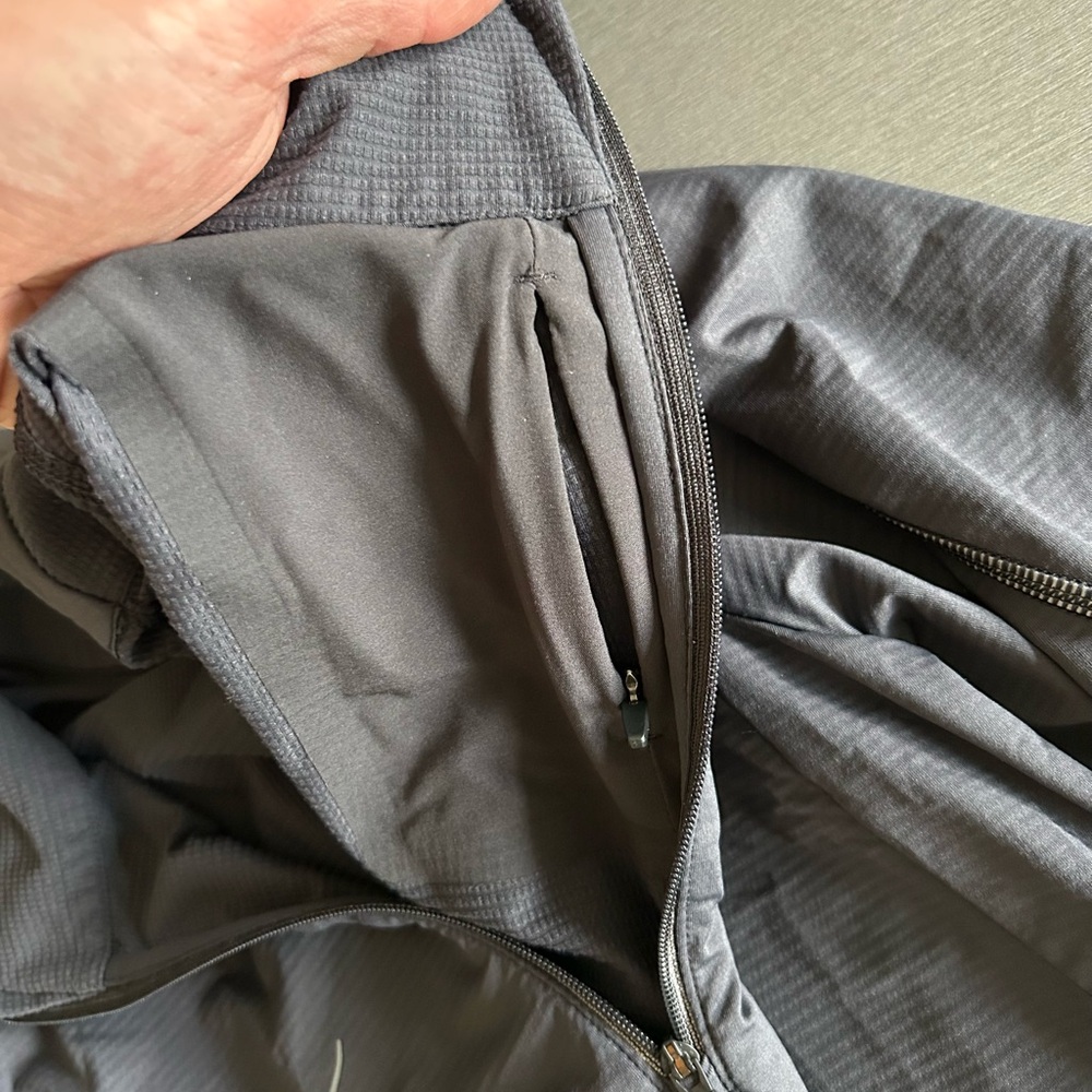 HOKA Mens Glide Tech Quarter Zip Performance Reflective Long Sleeve - Picture 8 of 12